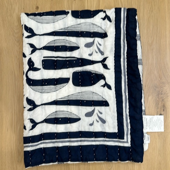Serena & Lily Other - Serena & Lily whale baby quilt